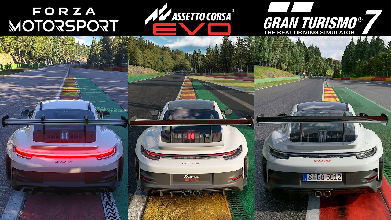 The New King of Realism? AC EVO 0.5 vs GT7 vs Forza | Porsche 911 GT3 RS Test