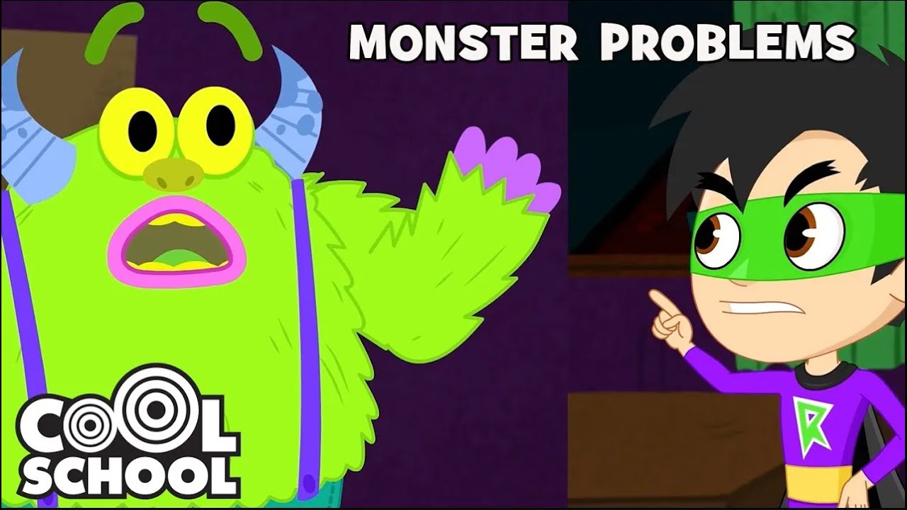 SCARY Not So SCARY: Monster Problems 🙈 Cool School Cartoons for Kids | Stupendous Drew Pendous