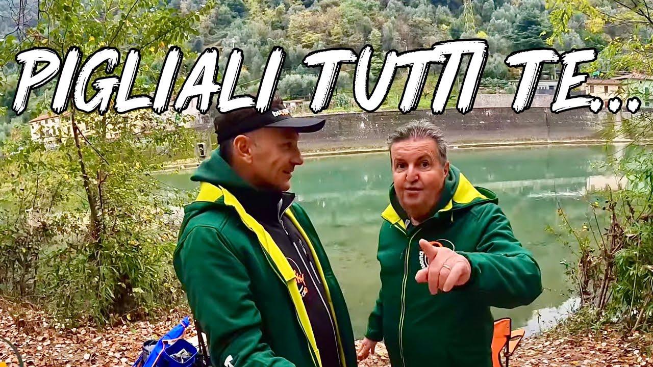 Allora prendili tutti te…PESCARE nel fiume SERCHIO