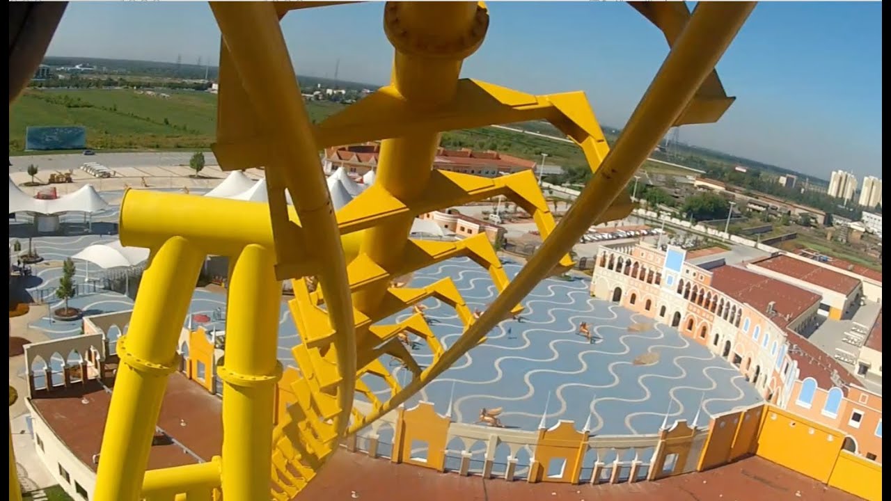 Chinese Knock Off Vekoma SLC Shenlin Roller Coaster Victory Kingdom China POV
