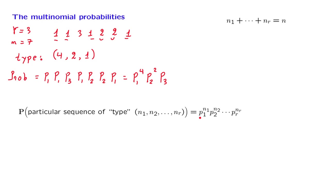 L04.9 Multinomial Probabilities