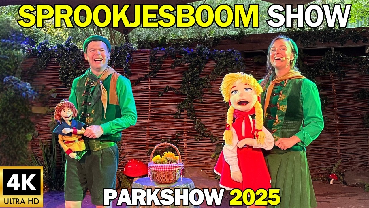 Efteling 2025: Nieuwe Sprookjesboom Parkshow | Zomer in het Sprookjesbos [4K]