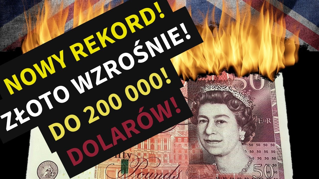 Kurs funta po 110 GBP z Uncję! Polacy sprzedają domy w UK i kupują złoto i srebro