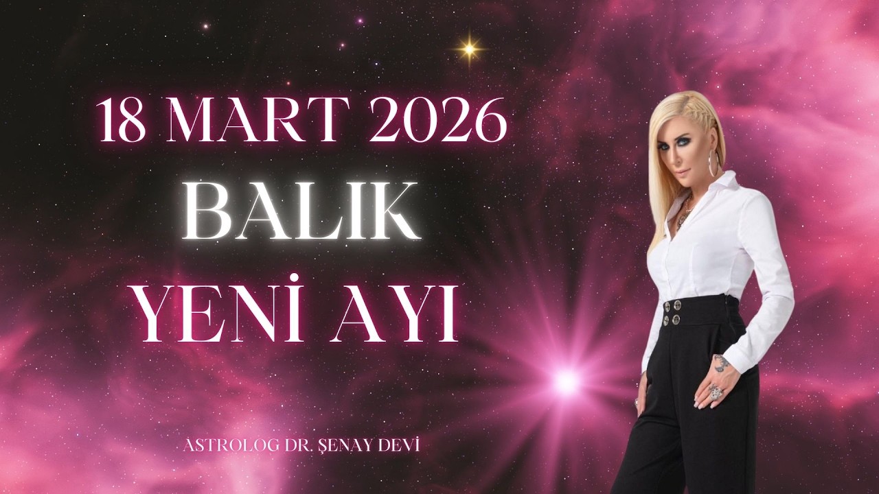 18 Mart 2026 Balık Burcu'nda Yeni Ay!