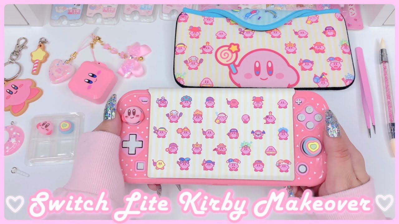 Преображение Nintendo Switch Lite — Розовый Кирби