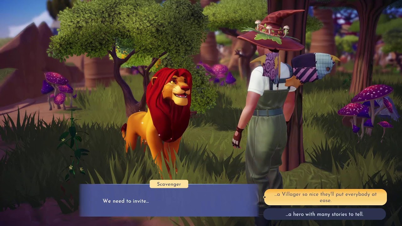 We make scar hang out with us [ Disney Dreamlight Valley ] (17)