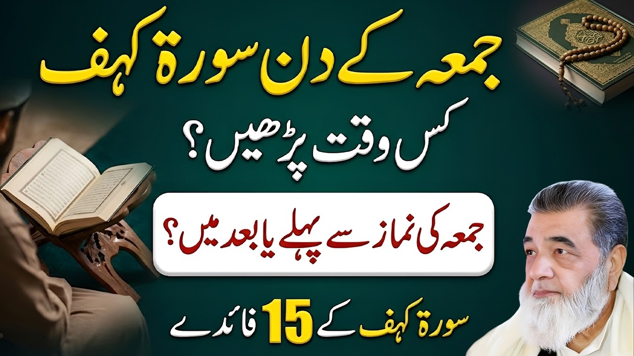 Jumma Kay Din Surah Kahf Kis Time Parhain | Surah Kahf Ka Wazifa | Baba Irfan Dars