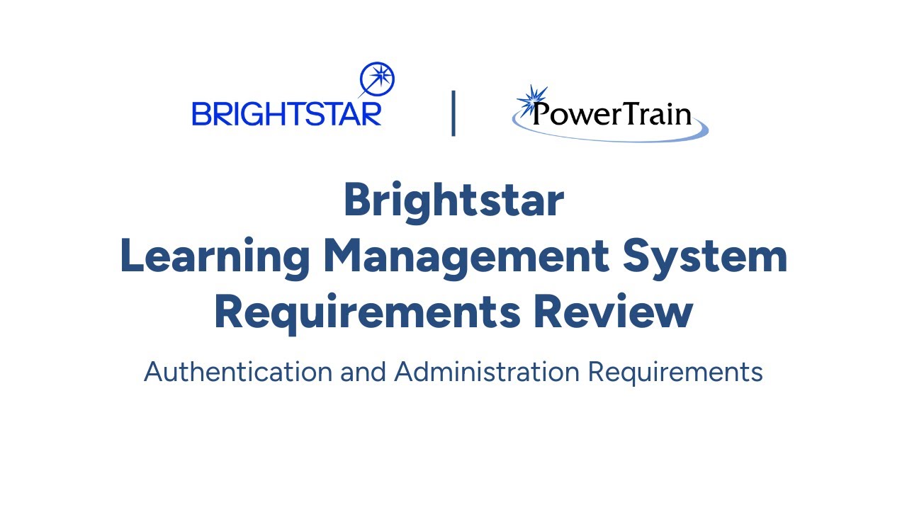 Authentication and Administration Requirements