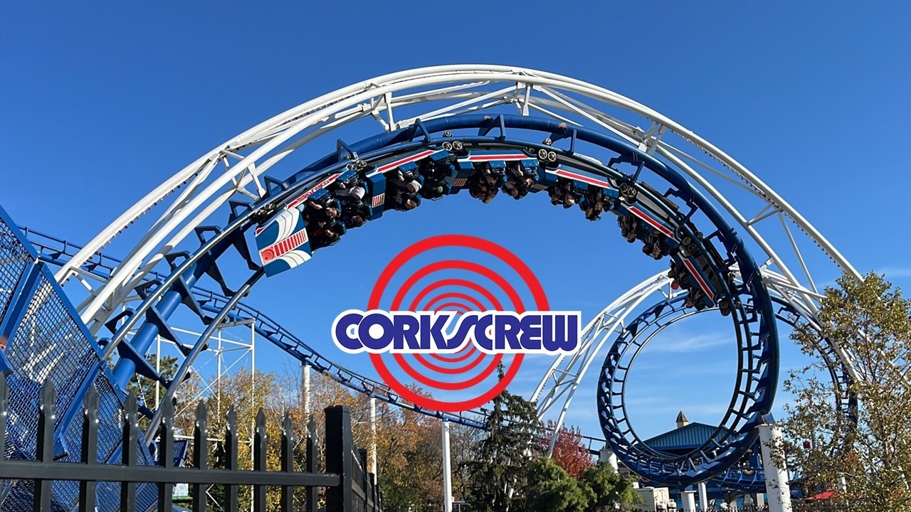 Corkscrew Off-Ride at Cedar Point | 50-Year-Old Arrow Looping Coaster!