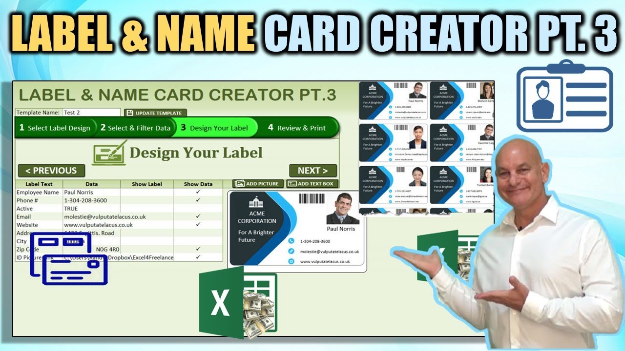Learn How To Create & Save Any Label & ID Card Into A Template [Label Creator Part 3]