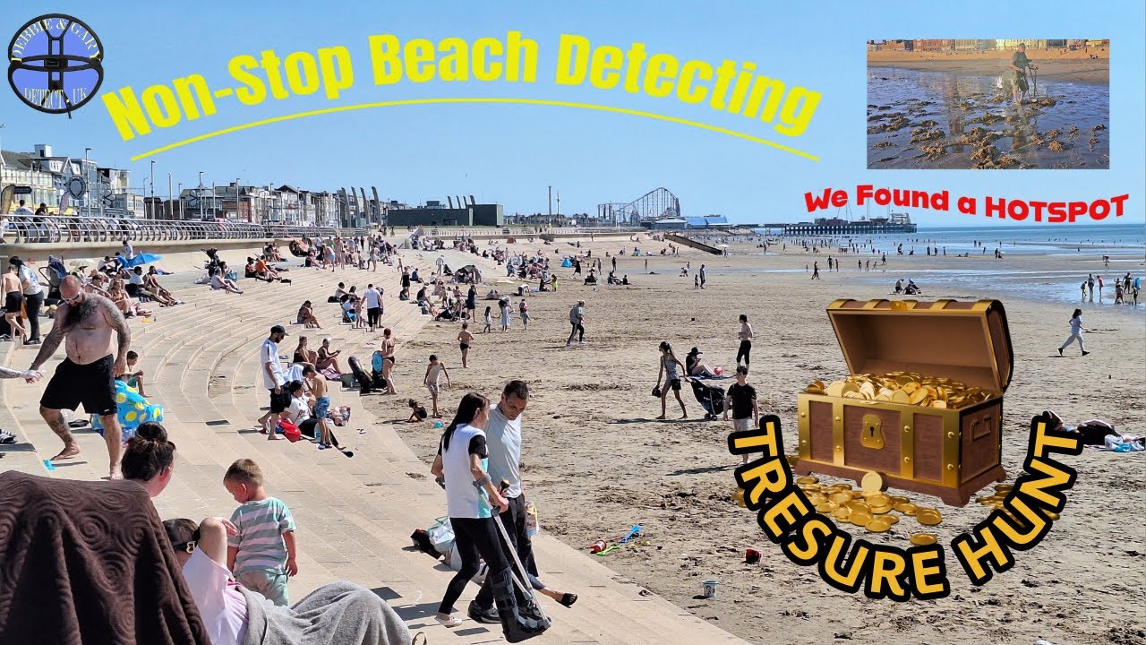 HOTSPOT AT BLACKPOOL! #hotspot #metaldetecting #uk
