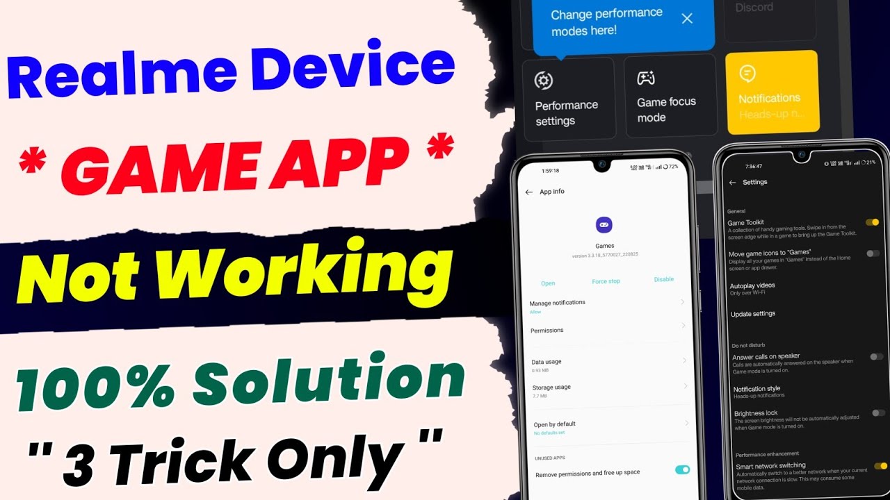 Realme Game App not Working | Realme Game App problem | Realme Ui Game Center App Problem Solution