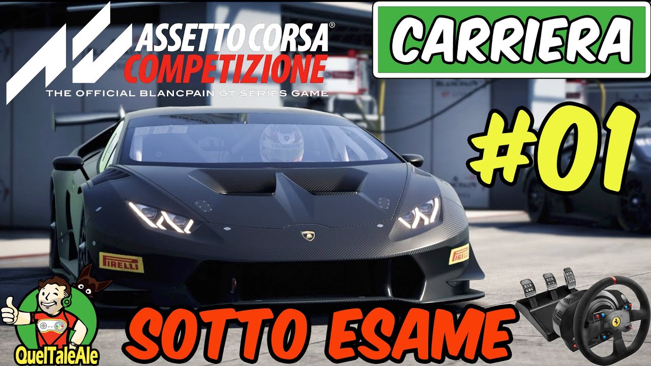 INIZIAMO LA CARRIERA | Assetto Corsa Competizione 1.0 - Gameplay ITA - T300 [CARRIERA 01]