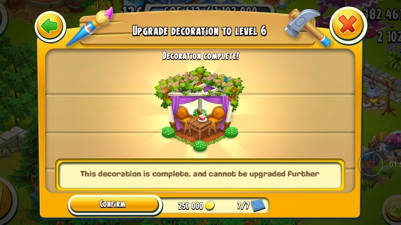Hayday Custom decoration