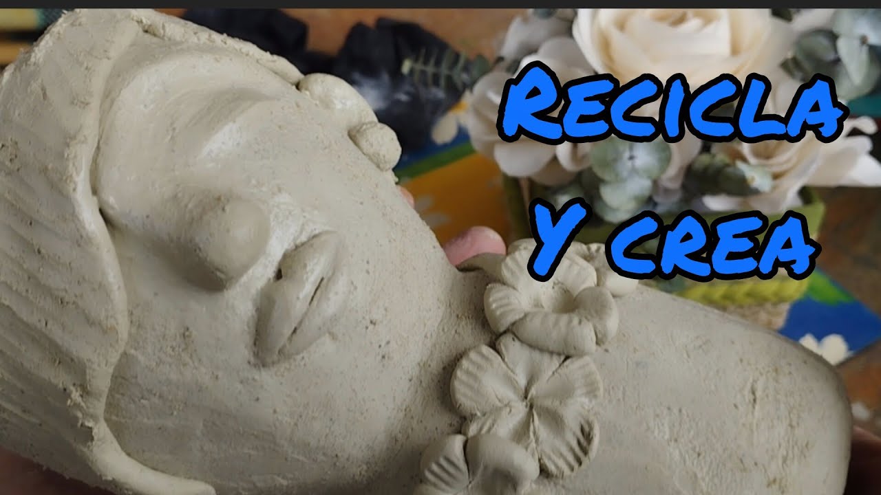 Mira Cómo Se Hace Esta Increíble Maceta de Cemento, Reciclada y Creativa !