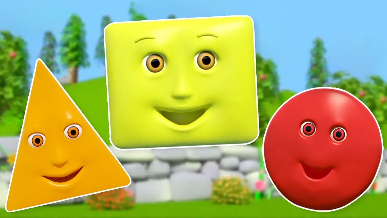 Shapes Song, Preschool Learning Video for Kids by Huffy Puffy Train