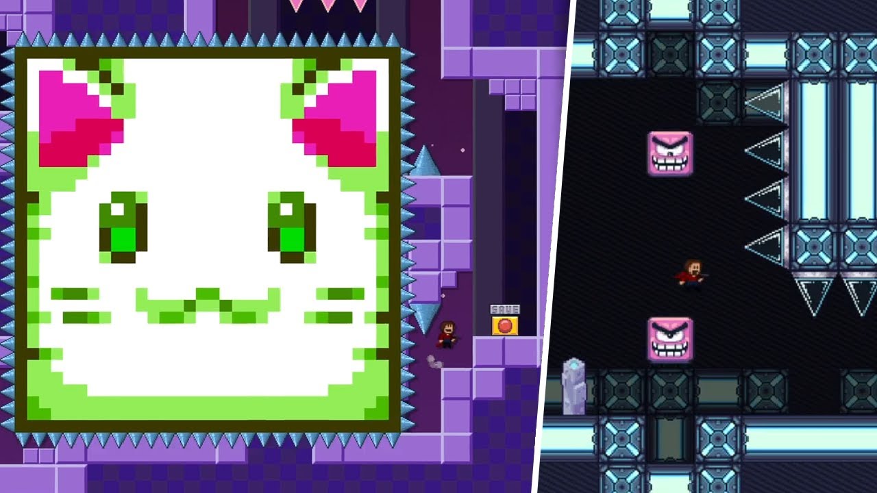 Crushed by Blocks & Impaled by Spikes | I Wanna Maker