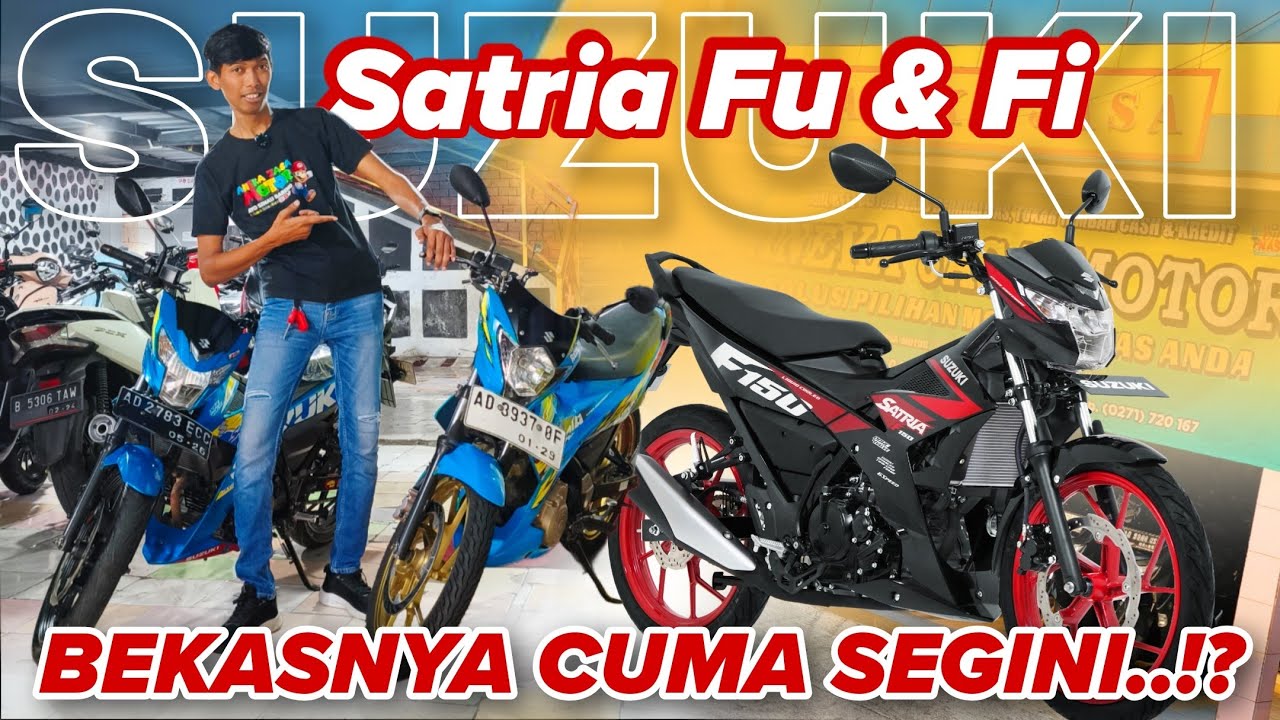 SUZUKI SATRIA FU & SATRIA FI, BEKASNYA CUMA SEGINI!? motor bekas murah - ANEKA JASA MOTOR