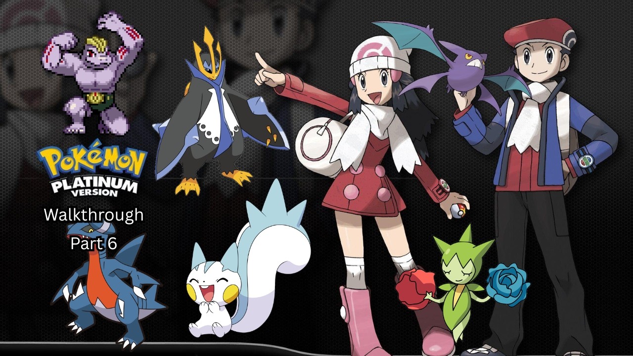 Lots of battles, and getting the fifth gym badge! | Pokemon Platinum Walkthrough, Part 6