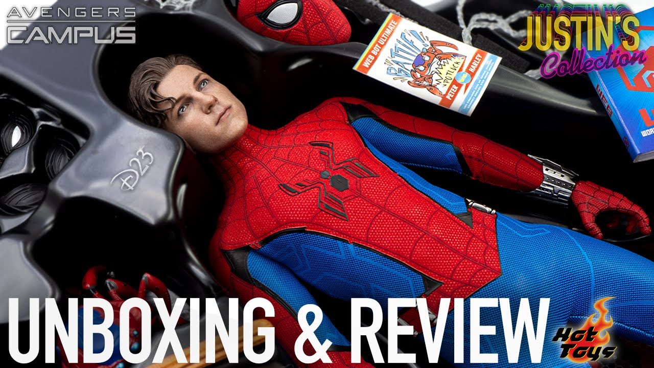 Распаковка и обзор Hot Toys Spider-Man: Avengers Campus D23 Exclusive