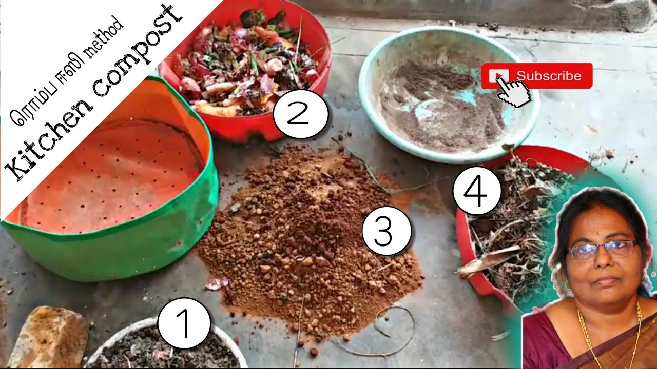 காய்கறி கழிவை உரமாக தயாரிப்பது எப்படி? How to prepare kitchen compost #terracegarden #gardening