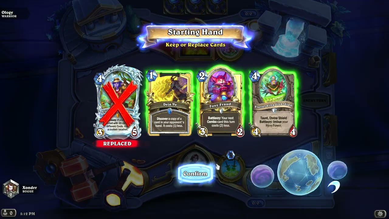Hearthstone Ranked, Imbue Rogue, ATT