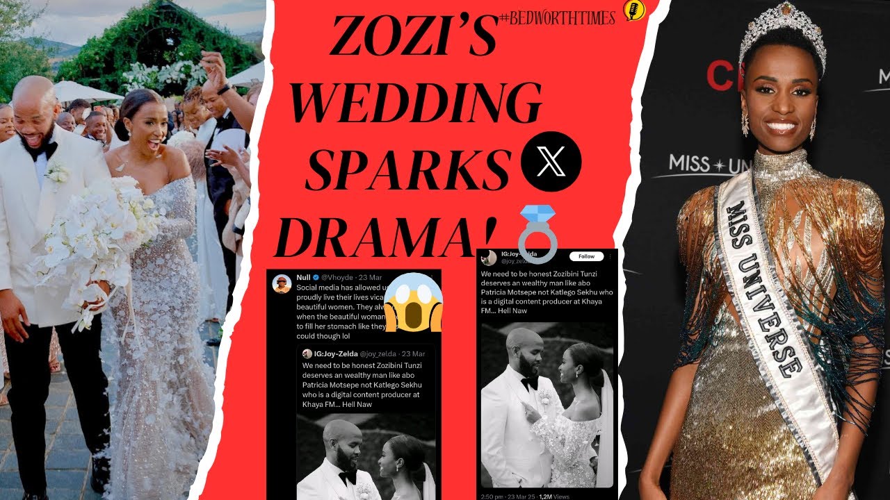 Zozibini Tunzi’s Surprise Wedding Love or Money Debate?
