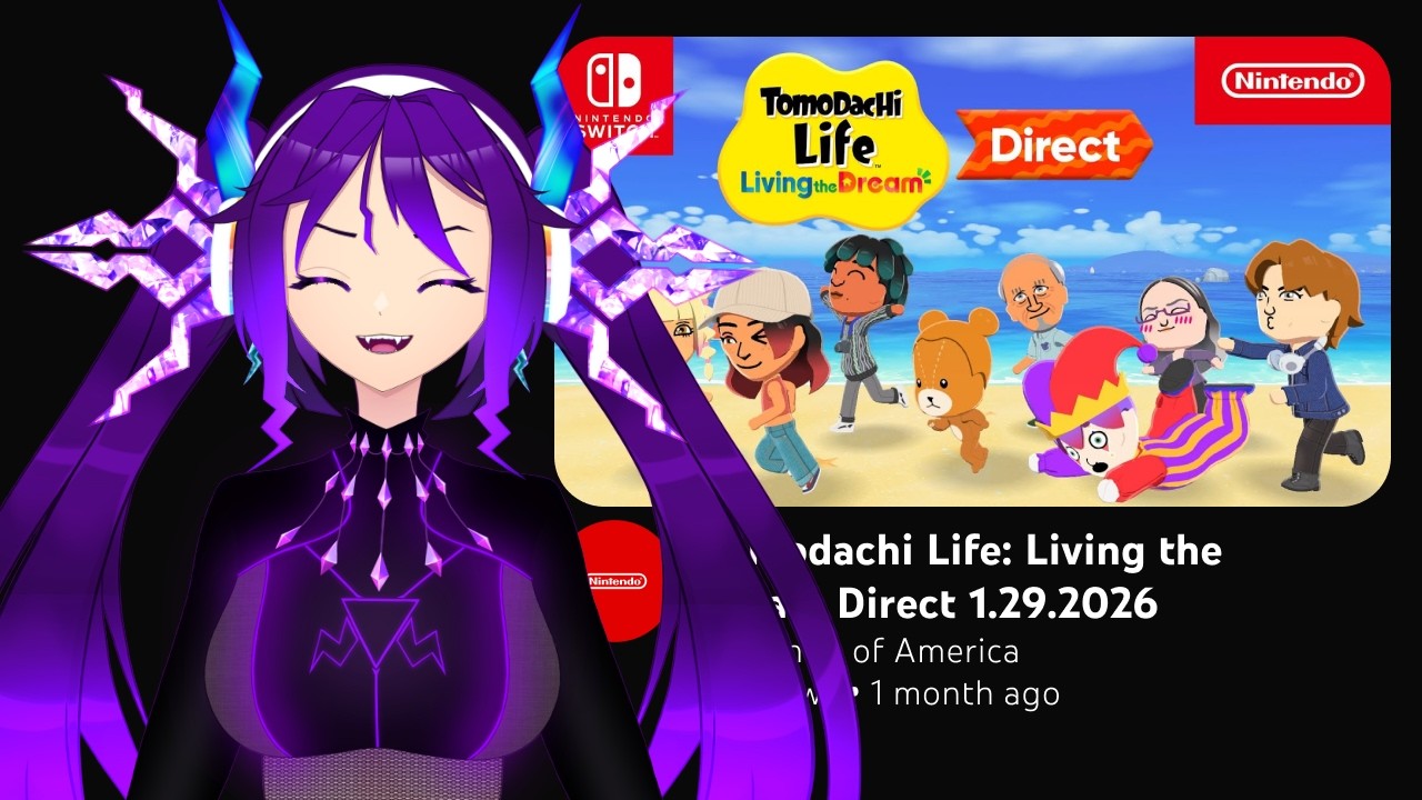 codekamina reacts to the newest tomodachi life direct