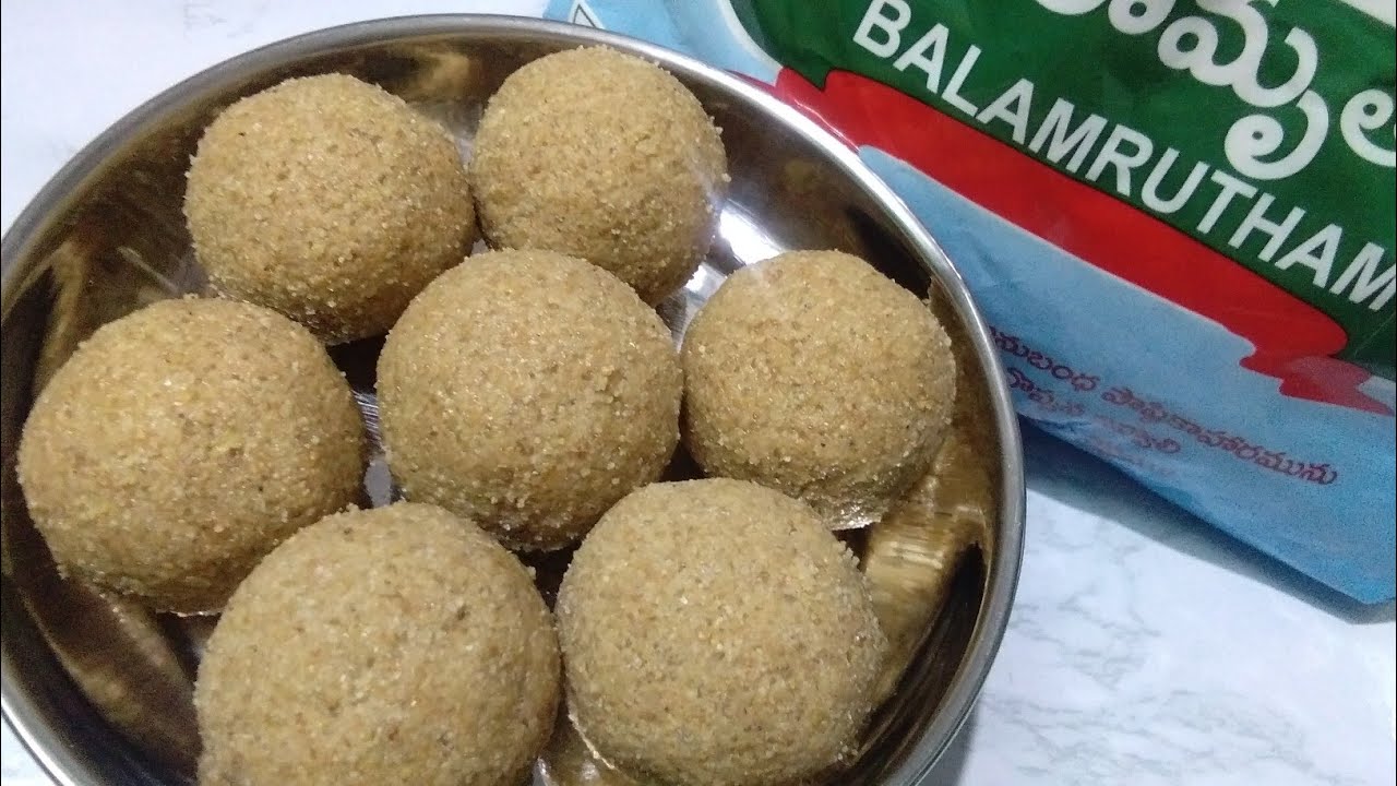 Balamrutham laddu 💪 🍪👌🏻ll బాలమృతమ్ లడ్డూ😄 ll ఇలా చేస్తే సున్నుండ లాగా వస్తాయి👌🏻 ll with out milk ll