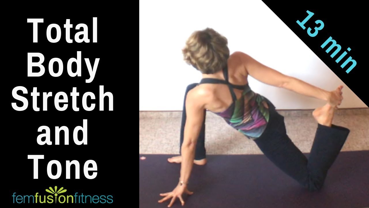 FAST Full Body Stretch, Strengthen, & Tone 🌼 13-Minute Yoga Workout