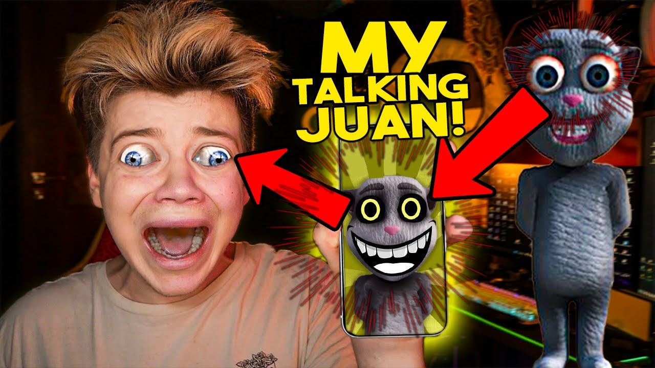 (CO ON MI ZROBIŁ Z OCZAMI ?!) NIGDY NIE GRAJ W MY TALKING JUAN o 3 w nocy! (pomocy!!)