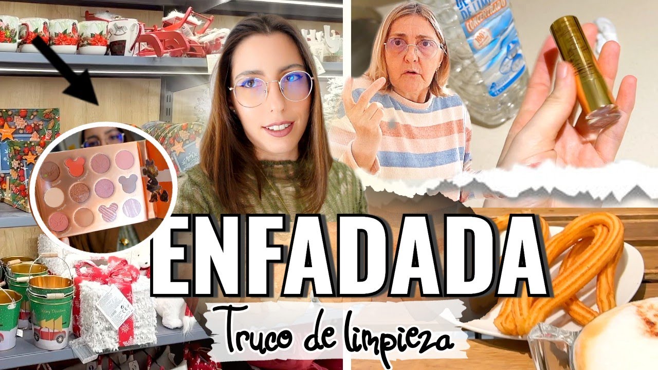 MI MADRE está muy ENFADADA + SUPER TRUCO de LIMPIEZA + COMPRAS NAVIDEÑAS🍁🛍 | LorenaAndCia