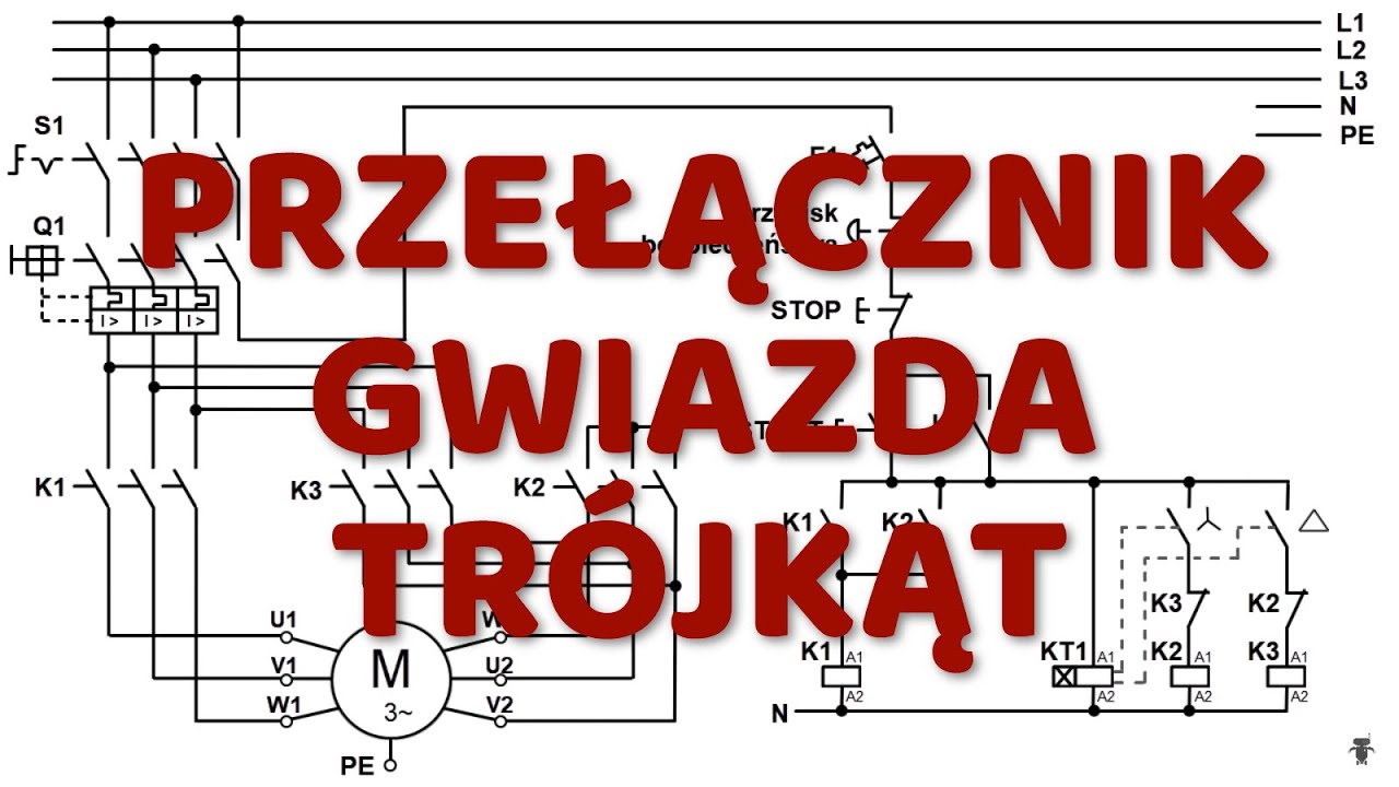 Przełącznik gwiazda trójkąt rozruch silnika klatkowego