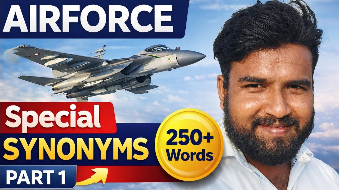 Airforce Special Synonyms Part 1 #airforce#defence#vocab#synonyms