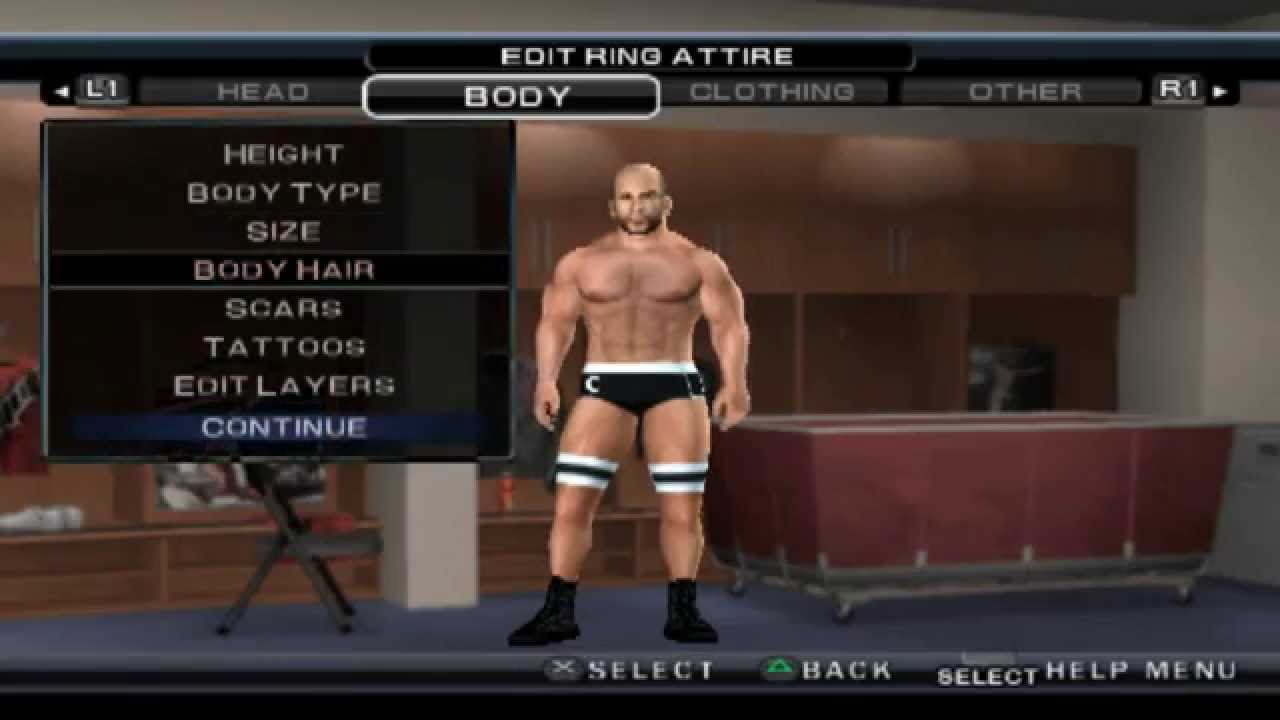 How to create Cesaro in SvR 2011 ps2 (Paul Heyman's guy attire)