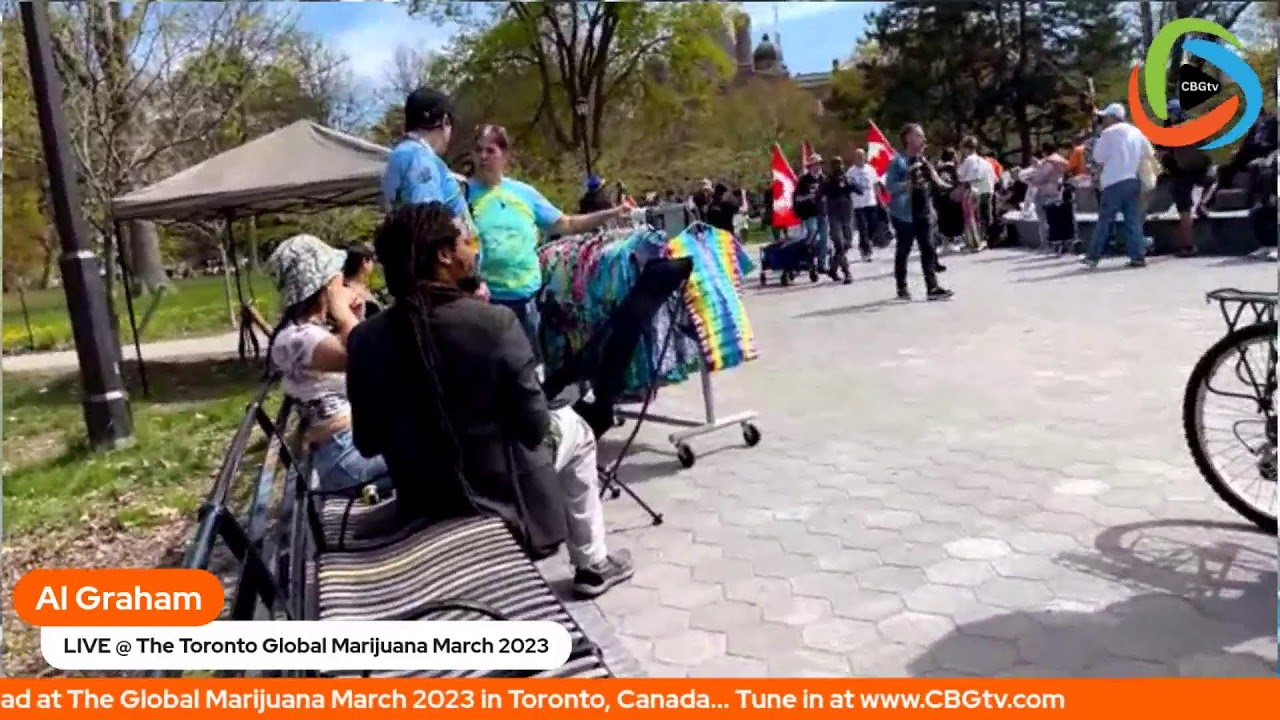 CBGtv On-Location at the Global Marijuana March 2023 in Toronto, Canada