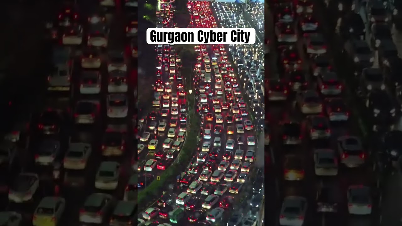 Cyber City Gurgaon Traffic Jam #gurugram #travel #gurgaon #automobile