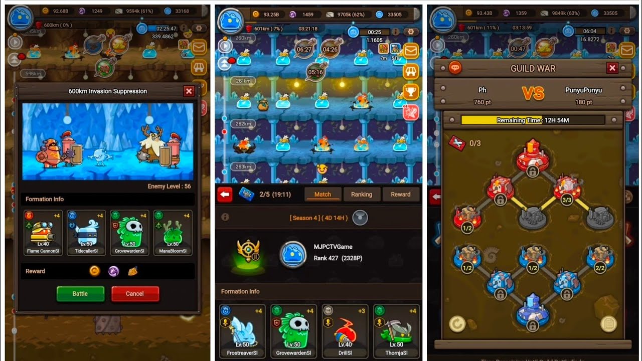 Slime Miner The 600km Invasion Suppression, Slime Race Challenge & Guild War