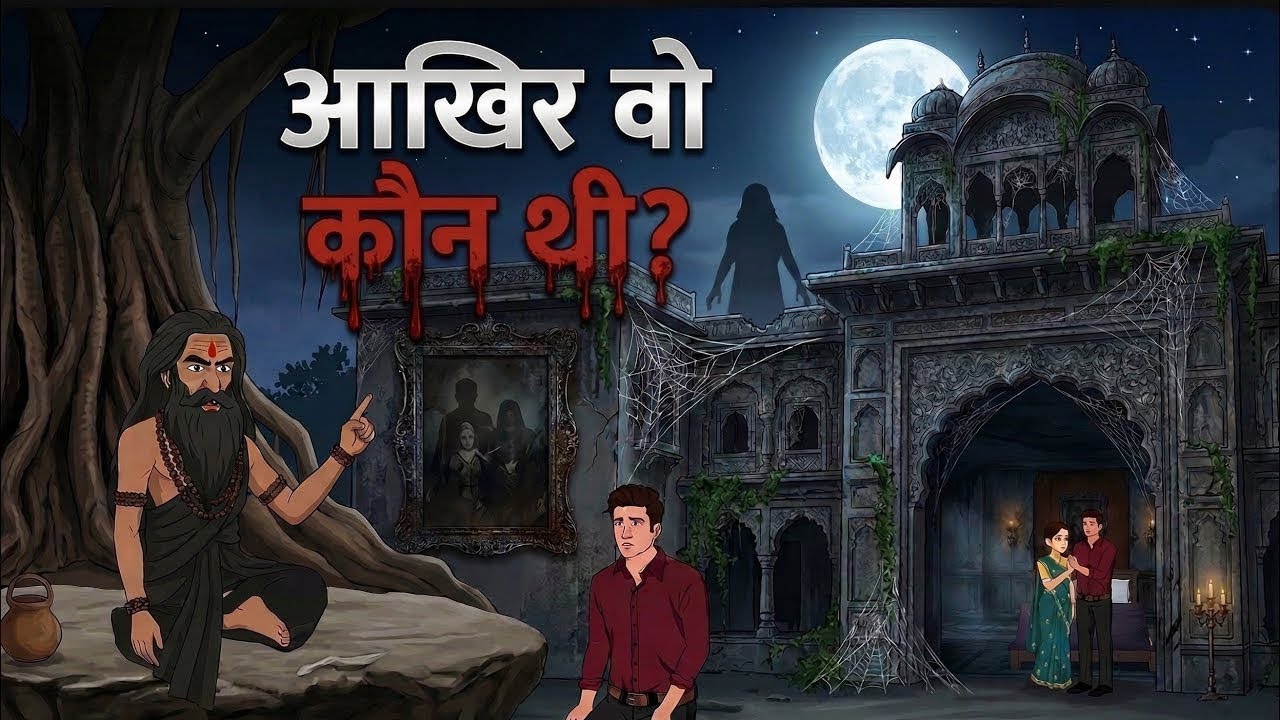हवेली का काला राज़: वो आख़िरी कमरा 🚪😱 | 2D Animated Hindi Horror Story