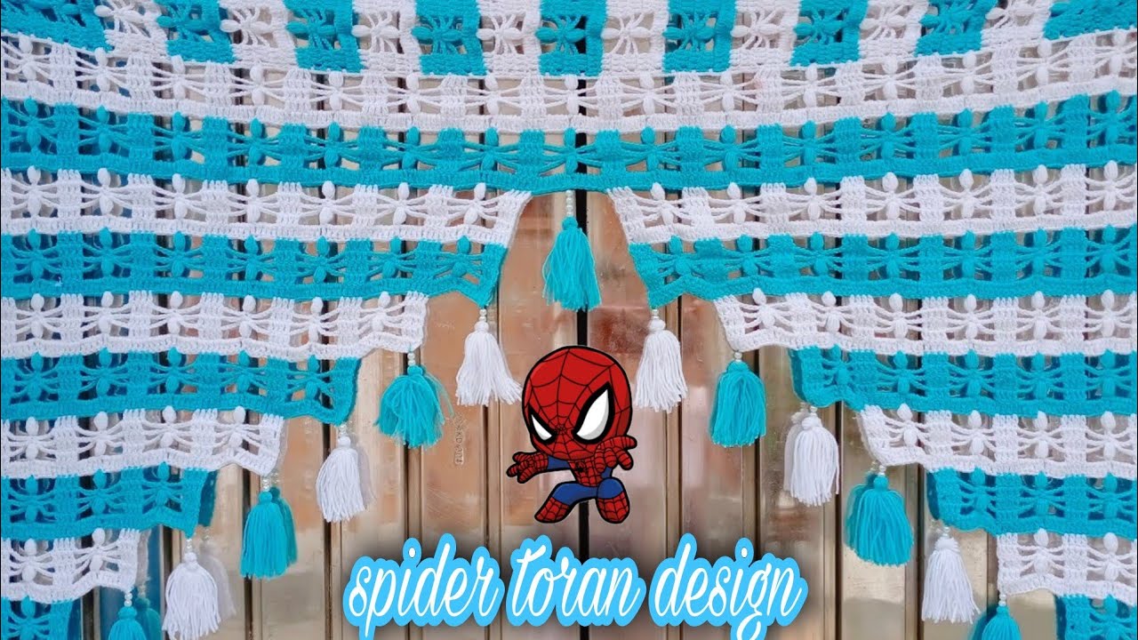 new #simple toran design #jhalar ki design #gate parda #woolen doorhanging #crochet toran long toran