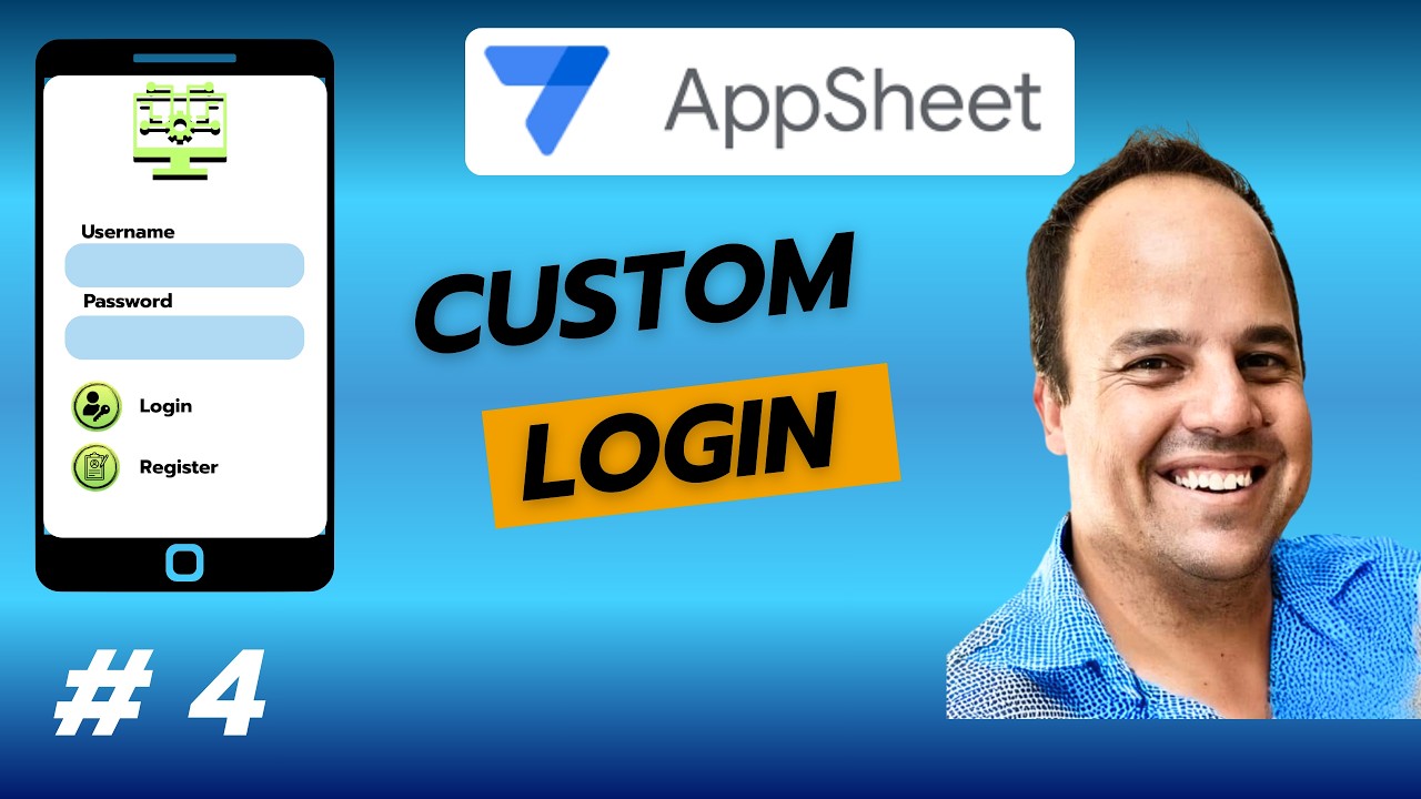 AppSheet Custom Login & Registration System (Step-by-Step)