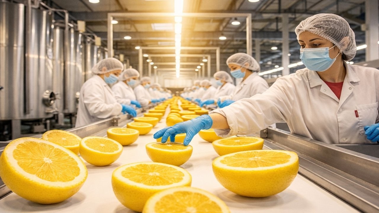 Amazing Fruit Powder Mass Production Plant Turns 15 Tons of Lemons  Into Powder
