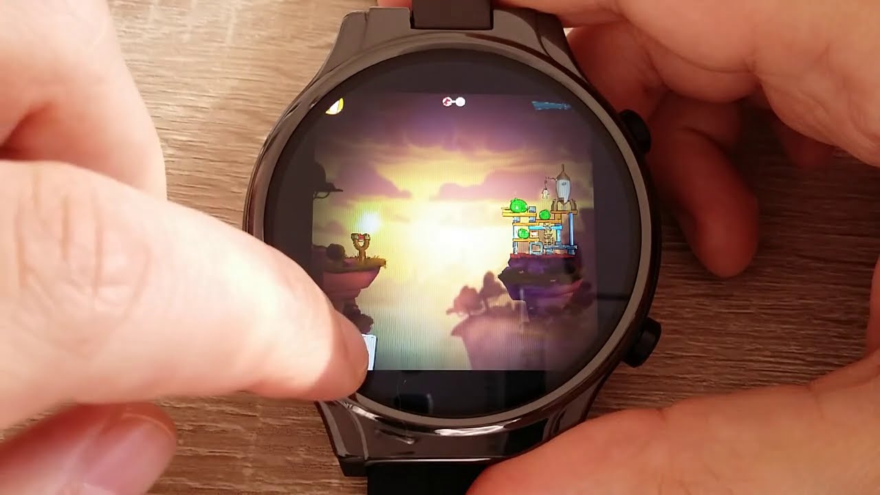 Angry Birds 2 On Kospet Prime 2 Smartwatch Android 10 4GB+64GB MT6762 Helio P22 1600mAh PLAY GAMES ⌚