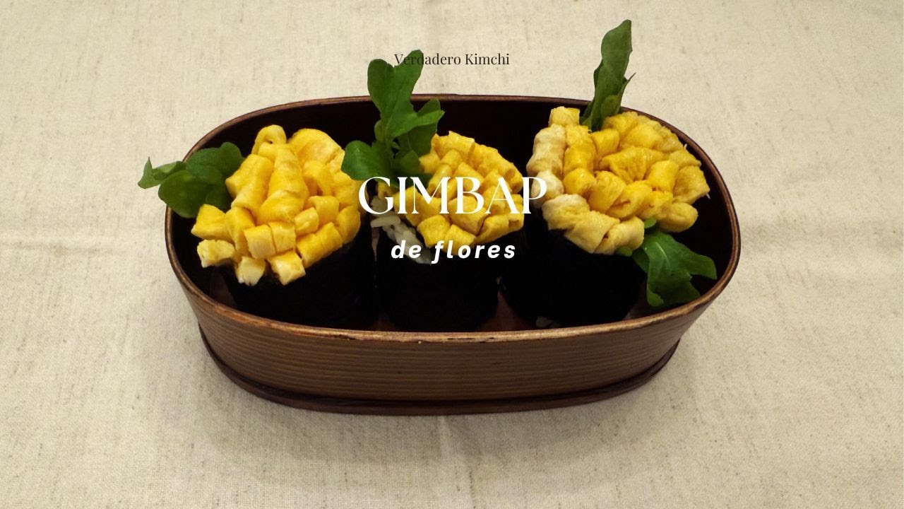 Kimbap coreano fácil para la primavera
