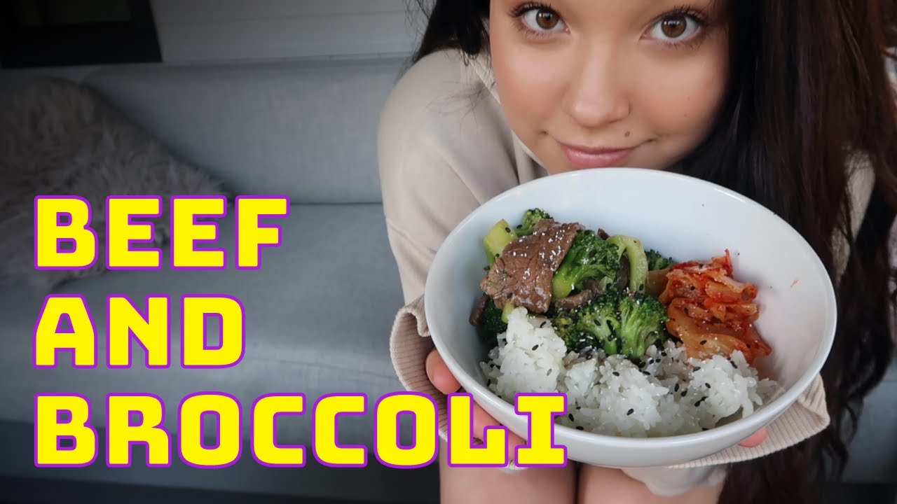 beef and broccoli - cook dinner with me!