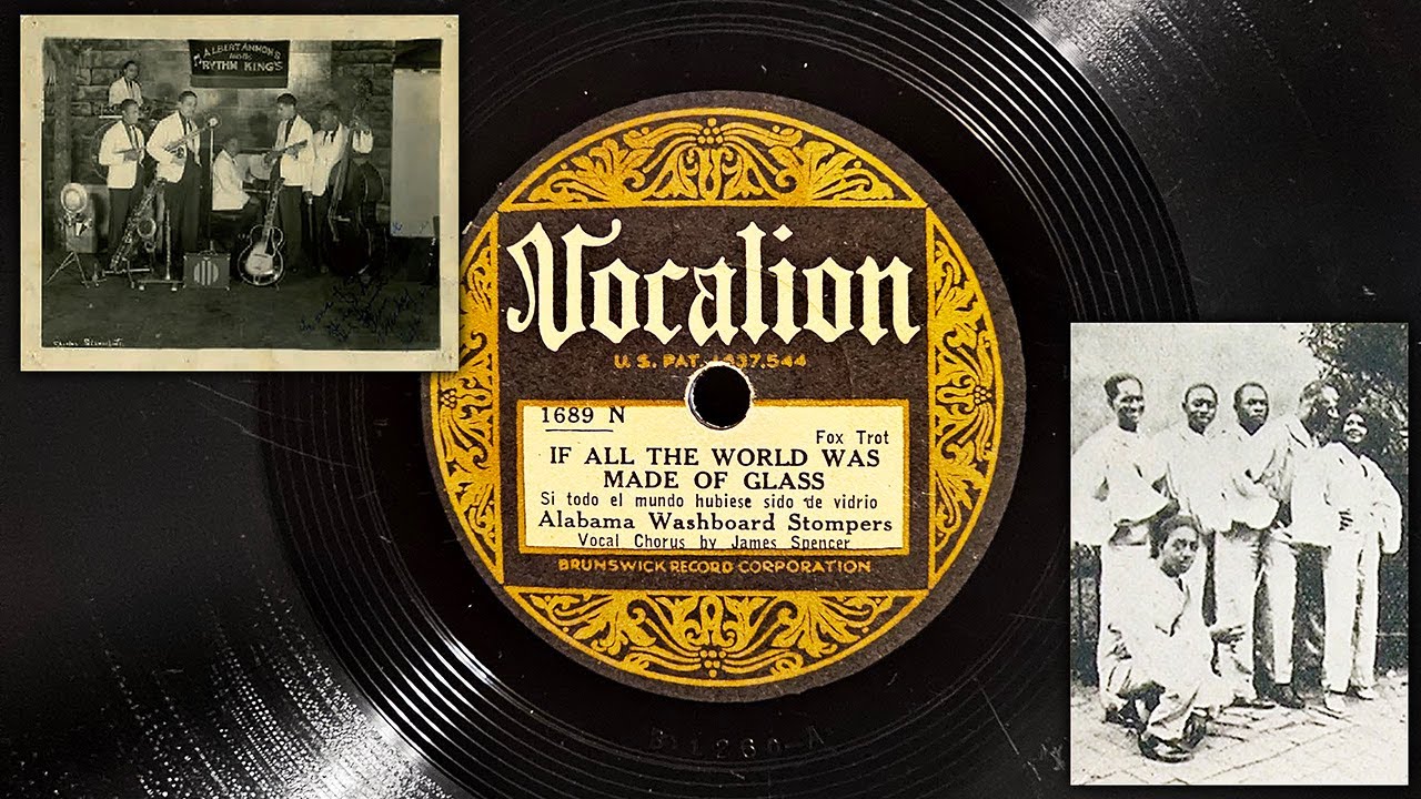 Alabama Washboard Stompers - If All The World Was Made Of Glass ~1932