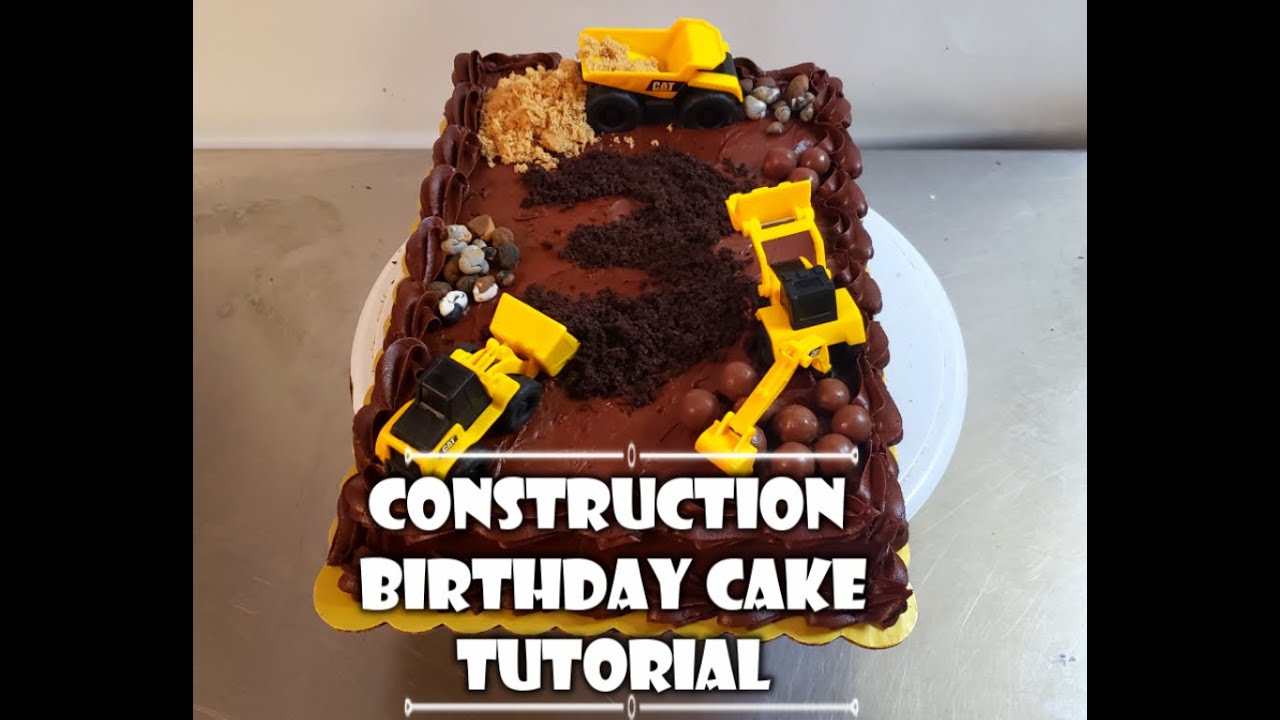Construction Cake How To Tutorial || Cake Decorating