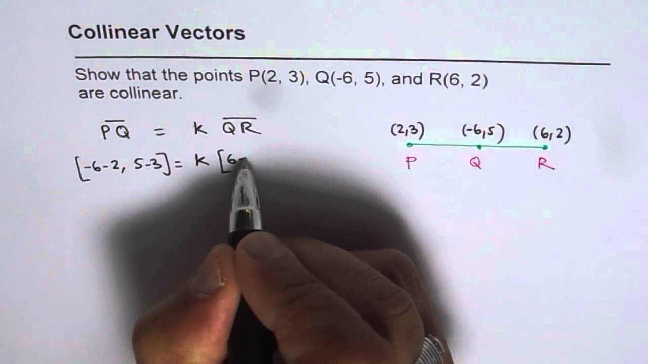 02 Показать точки из коллинеарных векторов - EDEXCEL - GCSE