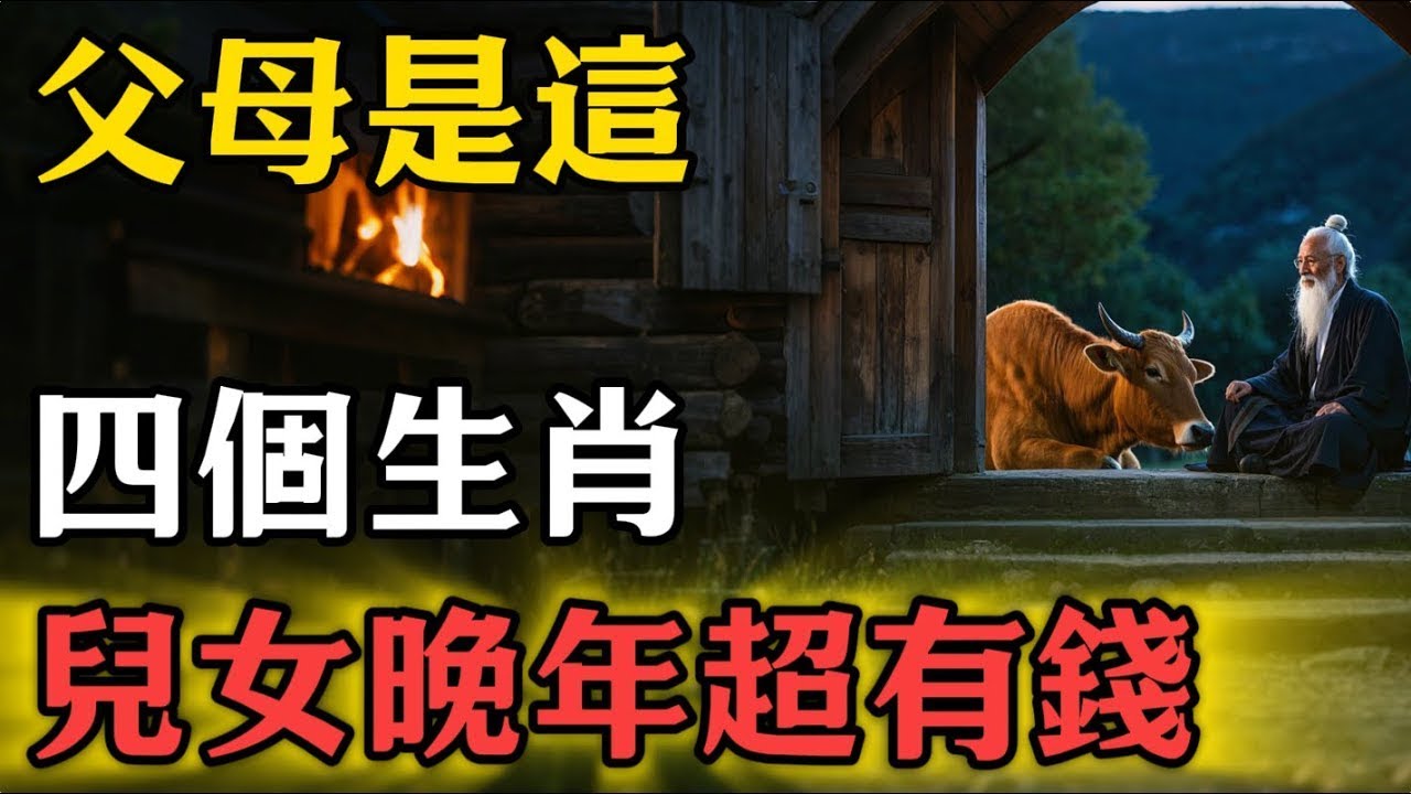 父母是這，四個生肖，兒女晚年超有錢！#修行思維 #修行 #福報 #禪 #道德經 #覺醒 #開悟 #禅修