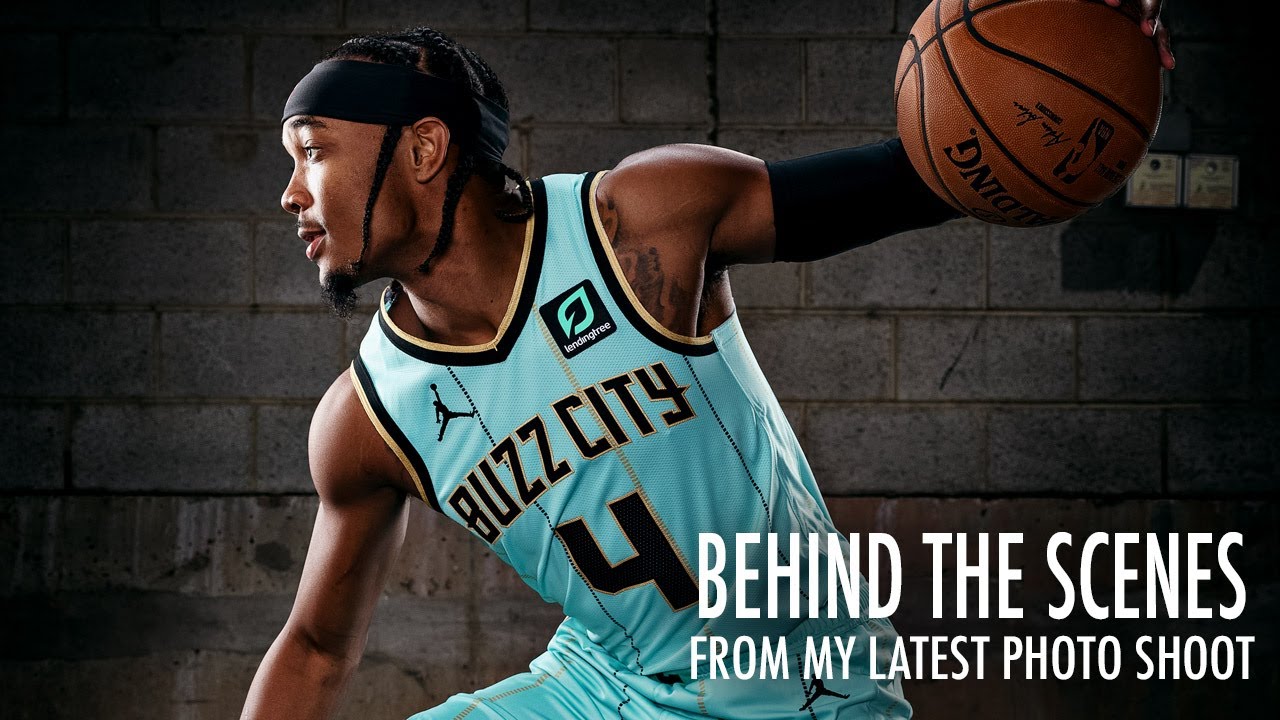 Фотосессия в форме NIKE NBA City Edition | За кулисами с «Шарлотт Хорнетс»